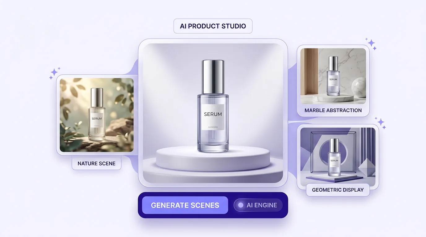 AI-generated product images for Shopify product pages