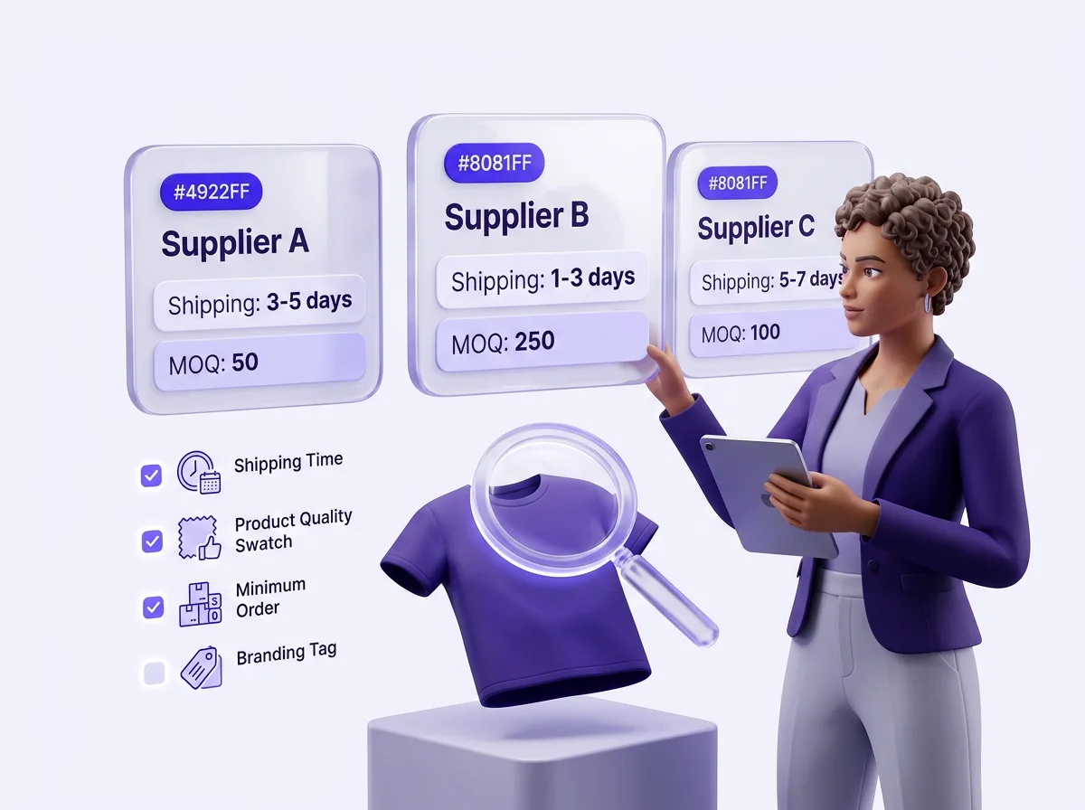 How to pick a clothing dropshipping supplier by shipping time, quality, margins, and niche
