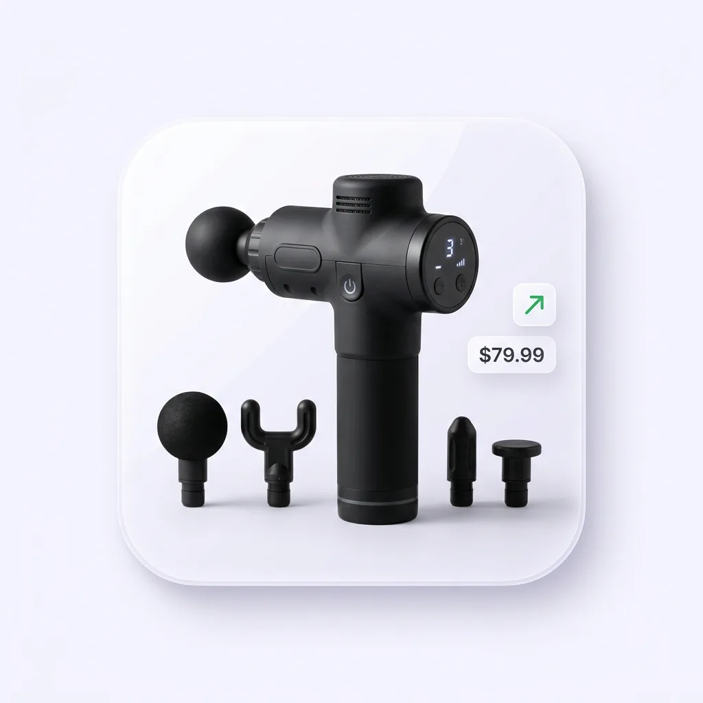 Winning product for Shopify: mini massage gun with high profit margin