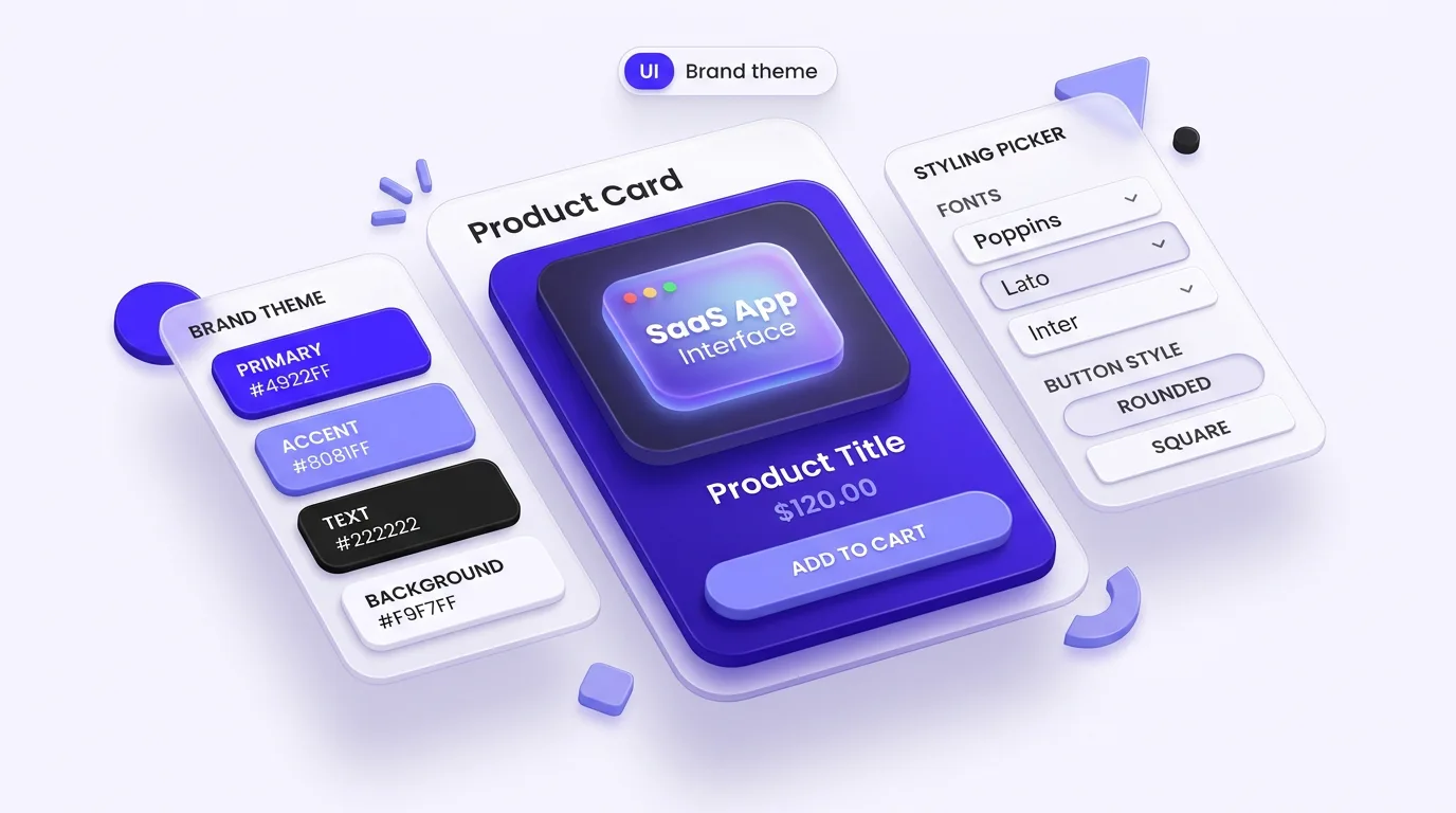 Branded Shopify styling applied to a former Etsy product page