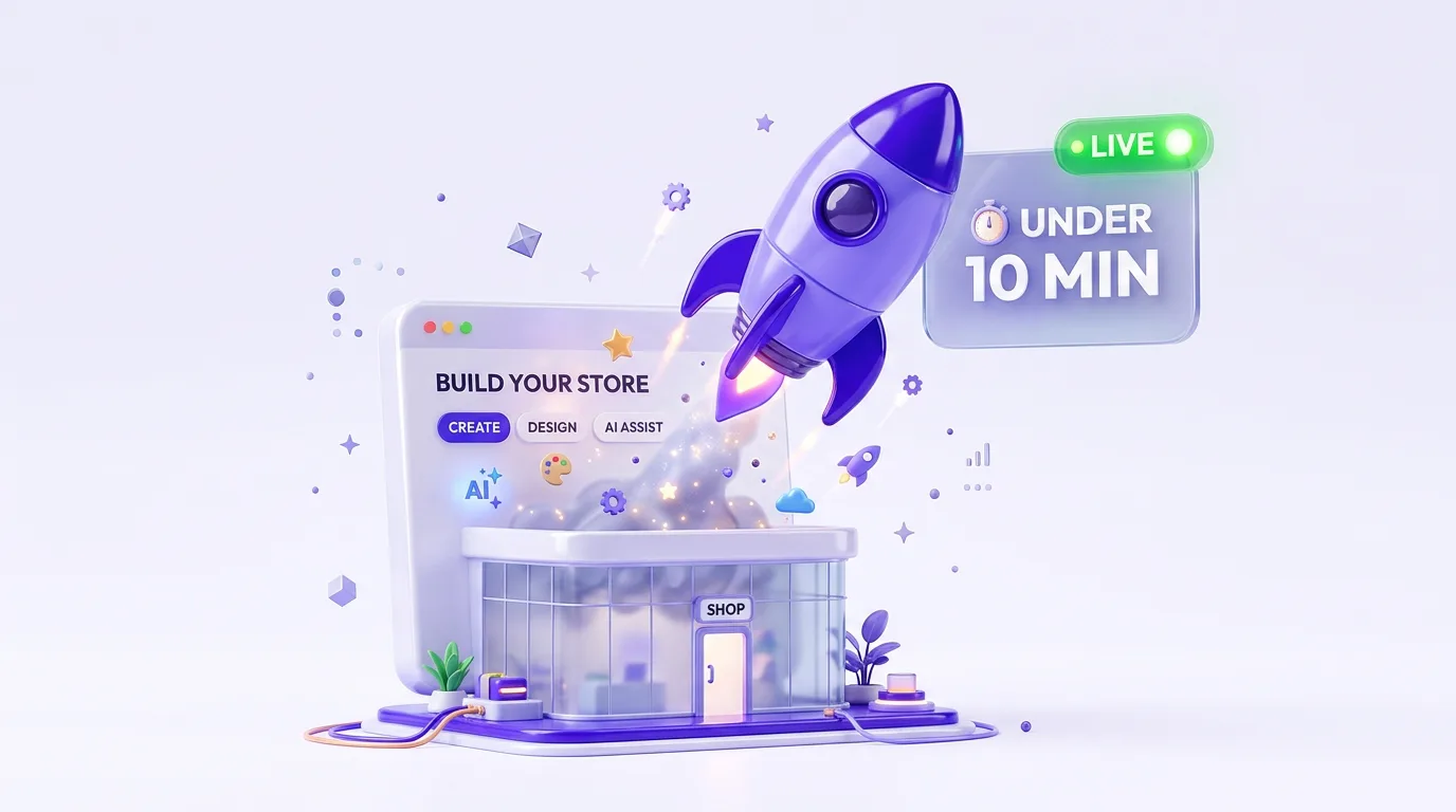 Launch a Shopify store with AI live in under 10 minutes