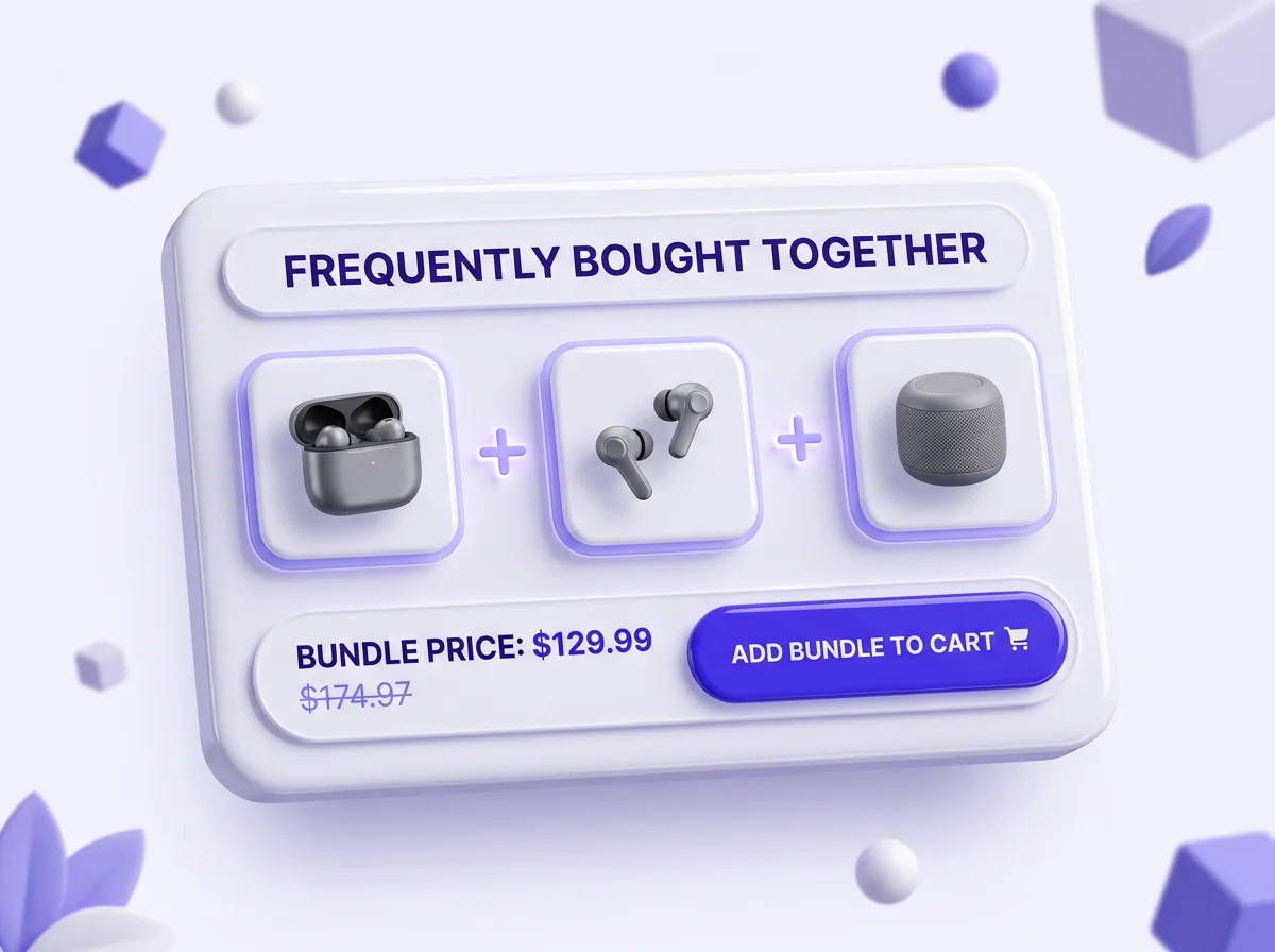 Shopify bundle and upsell section block to increase average order value