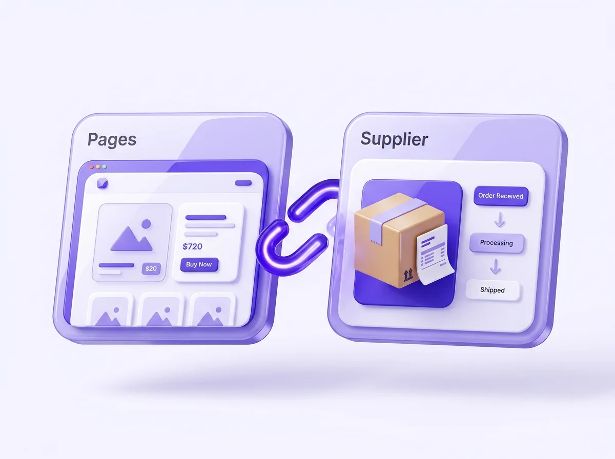 Using PagePilot for pages alongside a supplier app like Spocket for fulfillment
