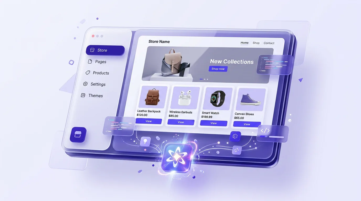 AI Shopify store builder dashboard as a Spocket alternative