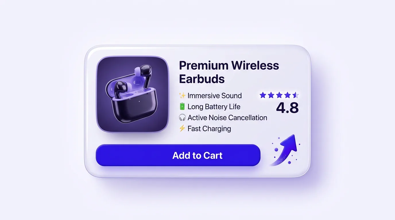 High-converting Shopify product page built with PagePilot